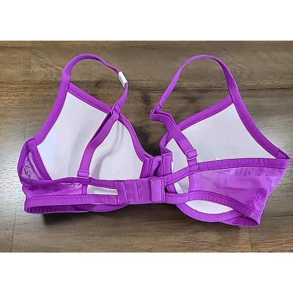 Victoria’s Secret PINK Super Push-Up Bra Logo Mesh “Berry Bliss” – 36C – NWT - Picture 3 of 6